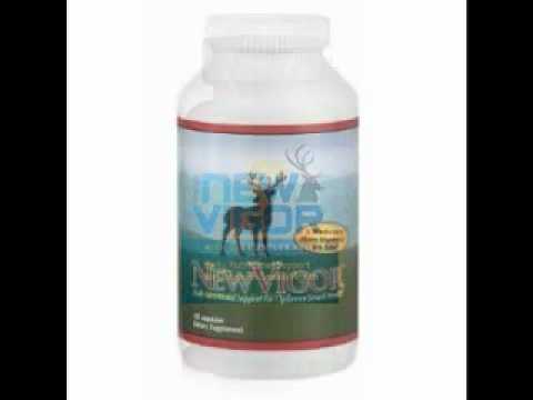 NewVigor® with deer antler velvet Daily Nutritional Support for Optimum Sexual Health 120 Capsules
