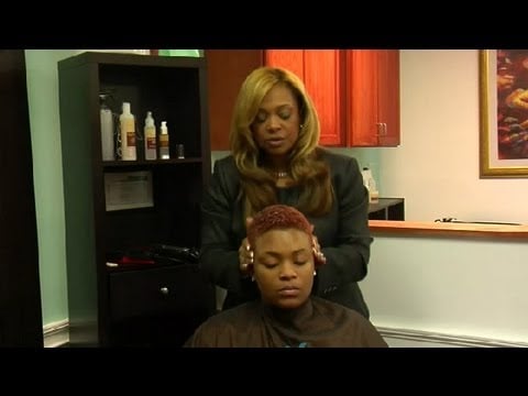 How to Care for Naturally Kinky Black Hair : African-American Hairstyling