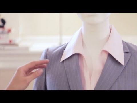 How to Choose a Pinstripe Business Suit for a Women : Fashion for Women Over 40