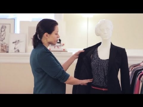 How to Wear a Blouse Under a Business Suit : Fashion for Women Over 40