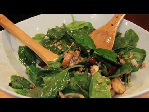 Asparagus & Spinach Salad : Spinach Salads