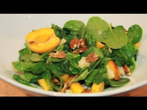 Apricot Spinach Salad : Spinach Salads