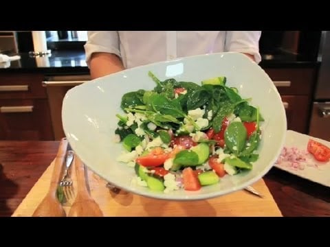 Cucumber Spinach Salad : Spinach Salads