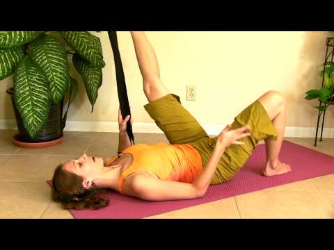 Relaxing Yoga for Hip & Leg Pain | Beginners Home Stretch Mollie Psychetruth Austin ASMR
