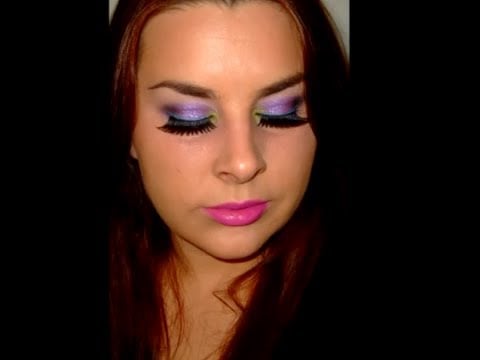 80's Rock Chick Make Up Look