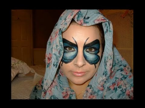 Halloween make up Butterfly Mask in HD :)