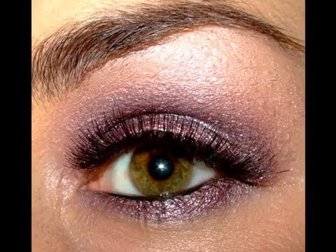 Smokey Purple Eye Make Up Look