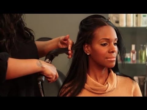 How to Style Hair Extensions for Black Hair : Hair Styling Tips