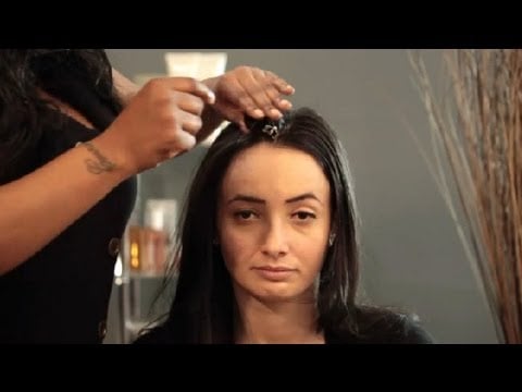 How to Put Long Hair in Overnight Curlers : Hair Styling Tricks