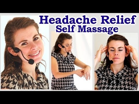 Headache Relief Self Massage, How To Get Rid of A Headache or Migraine Fast Relaxation ASMR