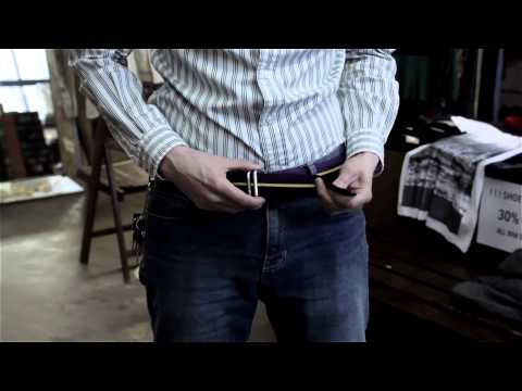 How to Adjust a Nylon Belt : Men's Fashion Tips