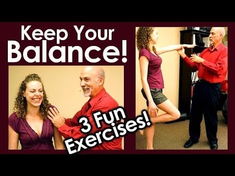 How to Improve Balance & Strength, Fun Balancing Exercises!