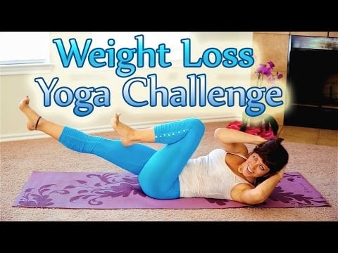 Yoga Weight Loss Challenge Workout 2, 25 Minute Yoga Meltdown Beginner & Intermediate Fat Burning