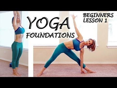Better Body Beginners Yoga Foundations Class #1 - Basic Home Yoga Workout Courtney Bell