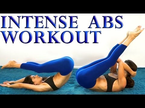 Killer Ab Challenge, Intense 20 Minute Extreme Abs At Home Workout For Women