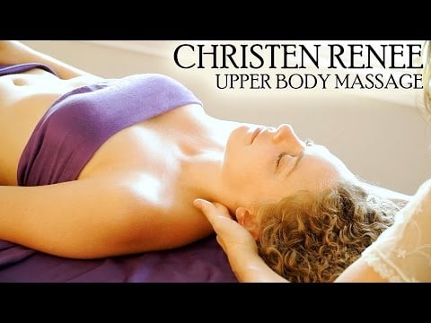 Swedish Massage Therapy, Upper Body Massage Techniques w/ Relaxing Music & ASMR Soft Voice