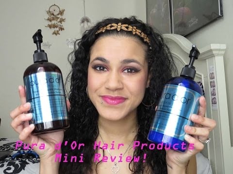 Pura d'Or Hair Products Mini Review!