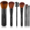 SHANY Studio Quality Cosmetic Brush Set, 7 Piece with Bag