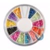 12 Colors Bow Ribbon Designs Nail Art Polymer Decal Slices in Wheel &#8211; Ready to Use by Winstonia