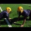 Football Drills &amp; Skills : Full Contact Football Camp Activities