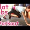 Ab Workout for Women, 8 Minute Six Pack | Home Beginners Flat Abs Fitness Training Exercise Work Out