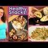 Healthy Snacks &amp; Weight Loss Tips!! 5 Snack Recipes, High Protein, Nutrition, Vegetarian Food